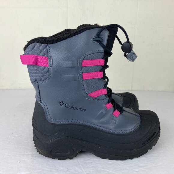 Columbia Youth Girls Sz 5 Bugaboot Insulated Waterproof Winter Snow Boots - Picture 4 of 7